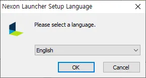 Installing the Nexon Launcher, step 1