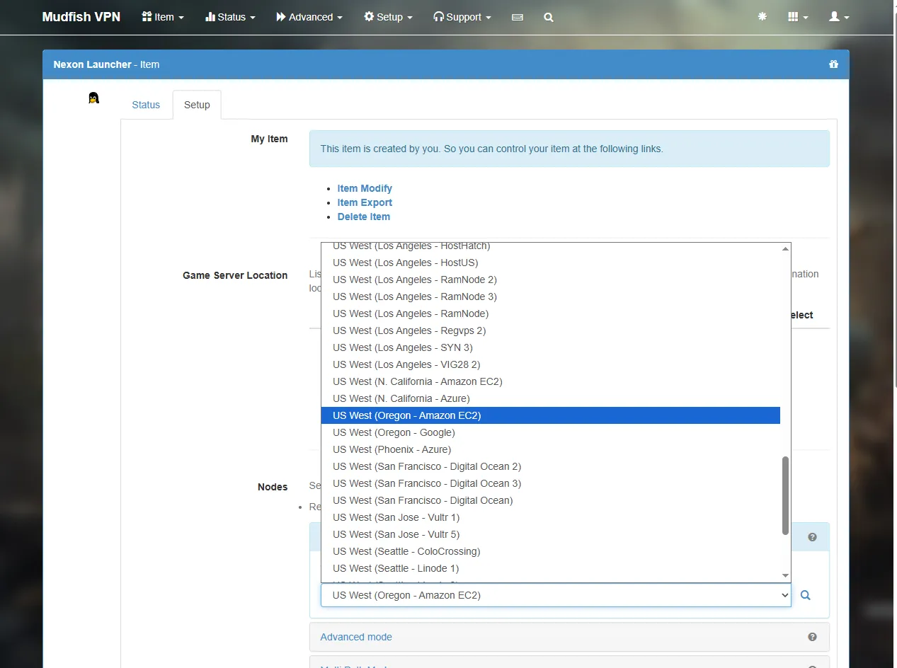 Mudfish setup, step 23